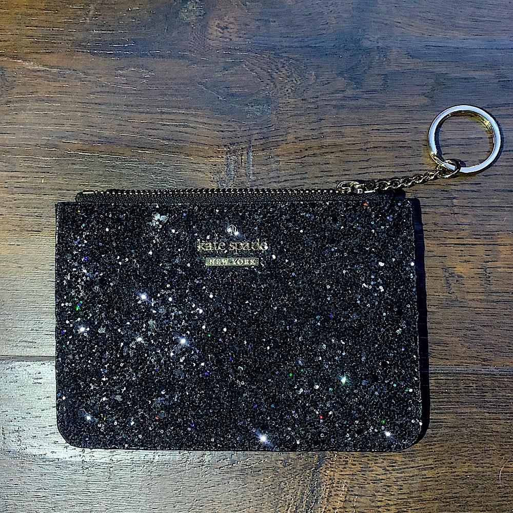 Black Sparkle Kate Spade Wallet